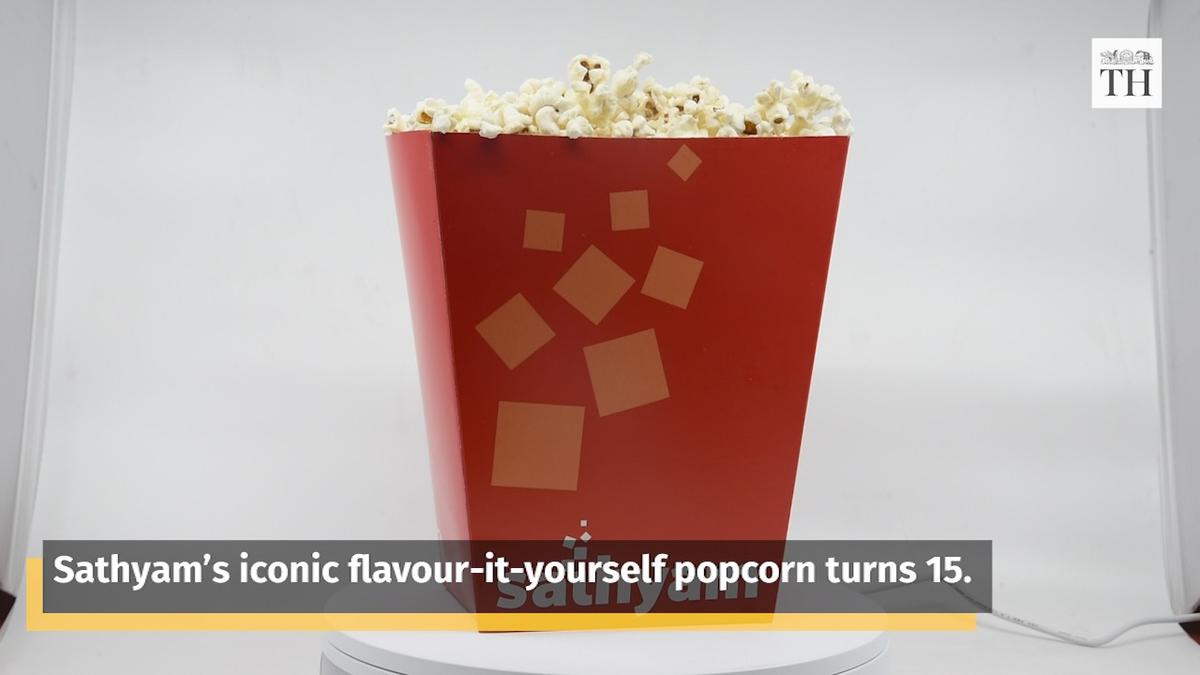 Sathyam's popcorn turns 15 The Hindu